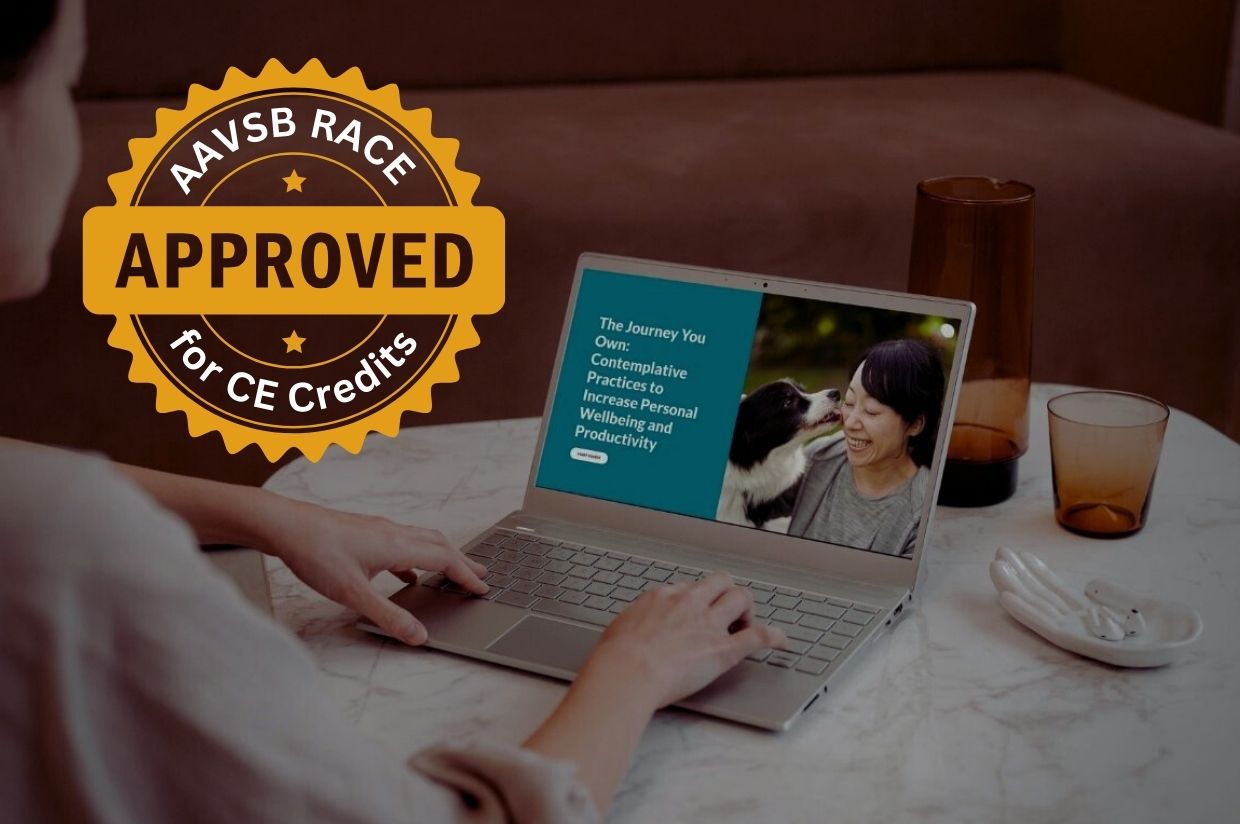 We are delighted to announce that the American Association of Veterinary State Boards (AAVSB) has officially approved 'The Journey You Own: Practices for Well-Being and Productivity' Online Course at Maddie’s University.